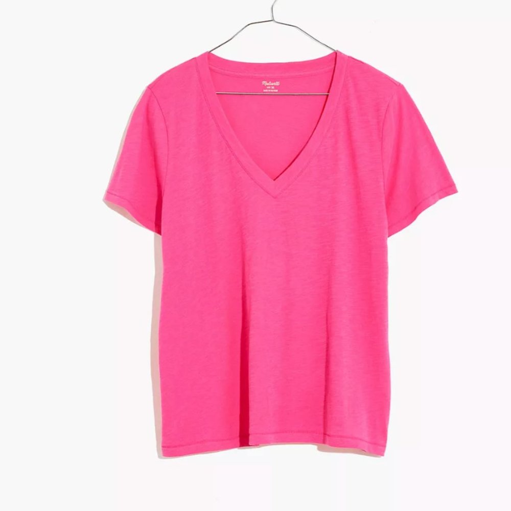 Madewell Whisper Cotton V-Neck Tee